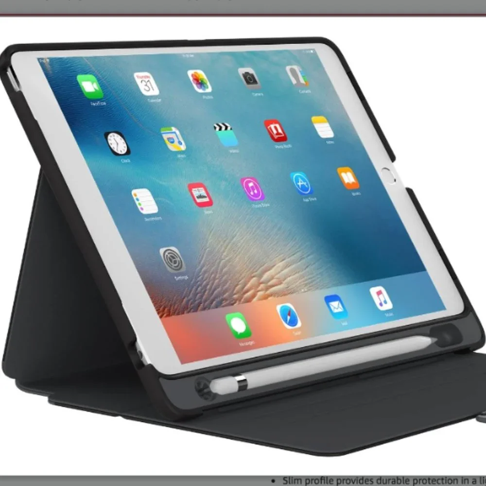 Speck Products StyleFolio Pencil Case and Stand for 9.7-inch iPad Pro  - BLK